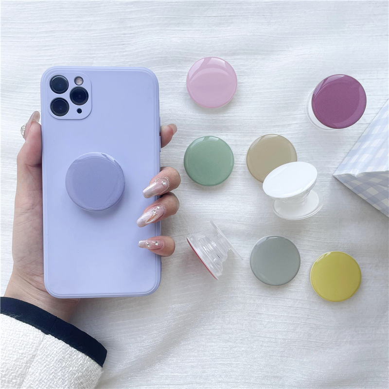 Phone Accessories Cute - 1 solid color extendable phone holder,