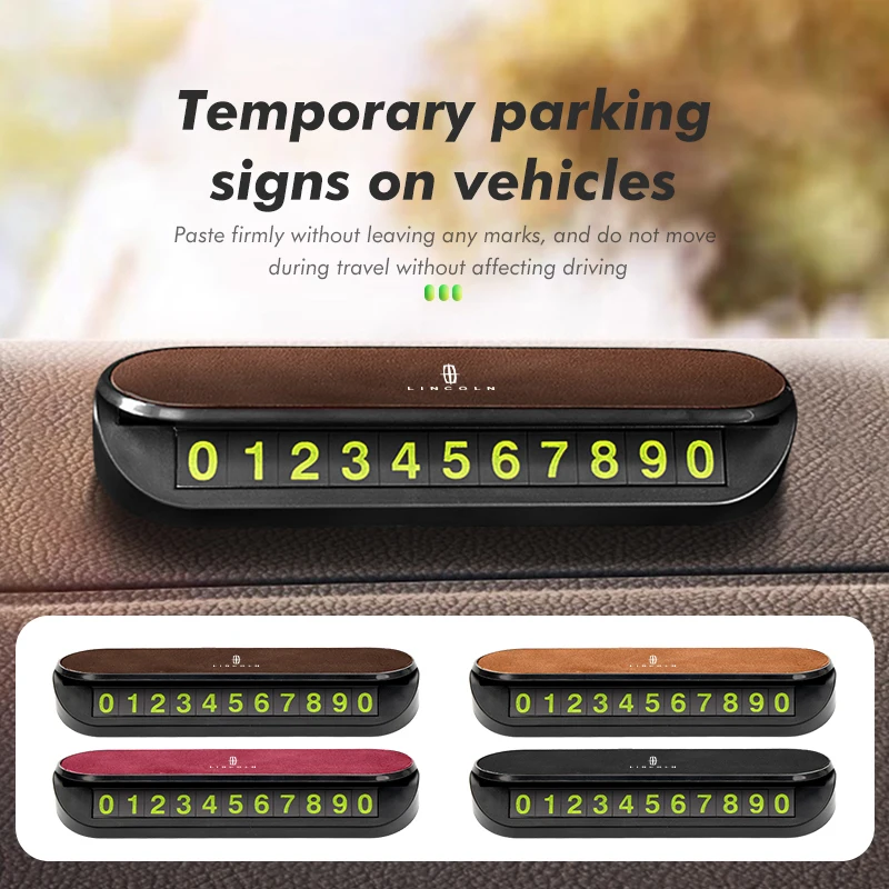 Phone Accessories Flyer - For Lincoln Parking Stop Sign Car