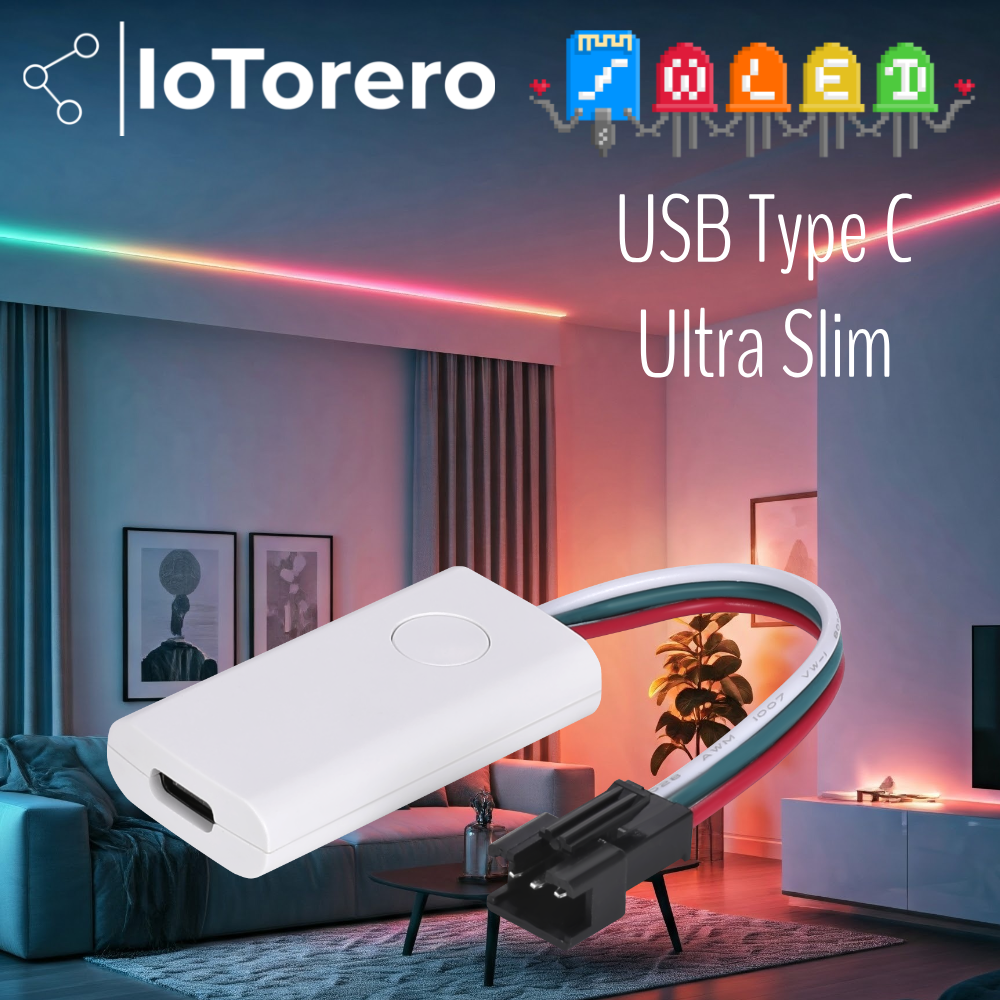 Power Bank Slim - IoTorero WLED Slim Type C USB