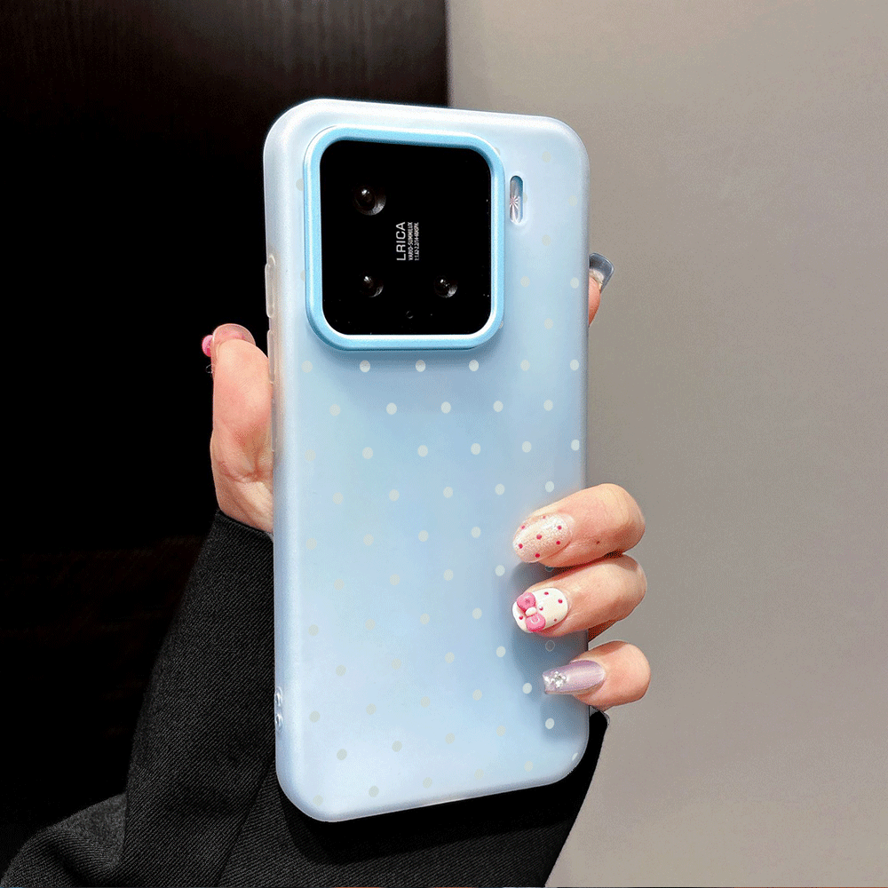 Adorable Light Blue Polka Dot  - Xiaomi Phone Accessories recensie en prijs