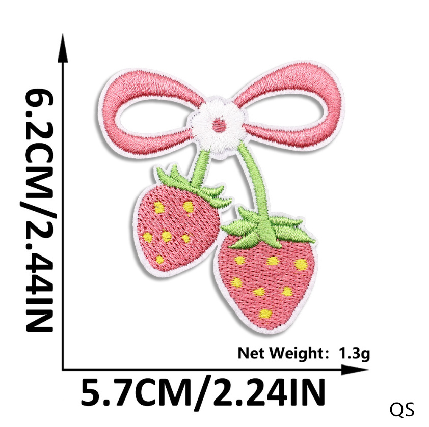 10 Pcs Fruit Strawberry Embroi - Phone Accessories Pictures recensie en prijs