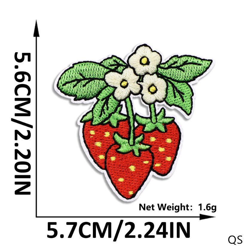 10 Pcs Fruit Strawberry Embroi - Phone Accessories Pictures recensie en prijs
