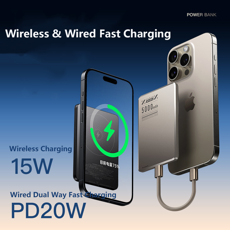 Ultra Slim Magnetic Power Bank - Power Bank Slim recensie en prijs