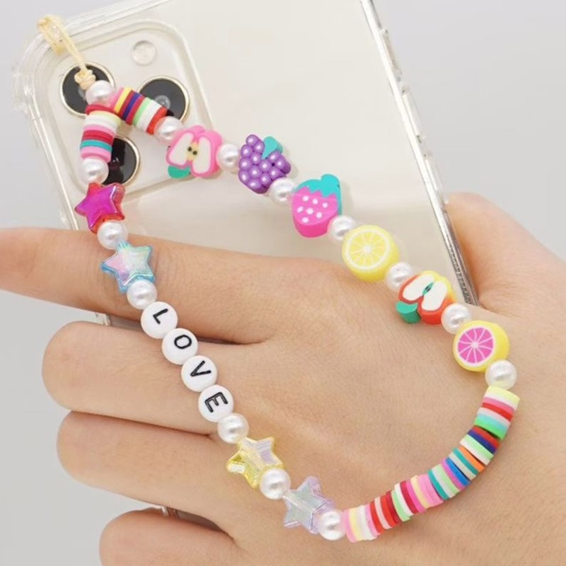 Simple Clay Fruit Charm Phone  - Phone Accessories Pictures recensie en prijs