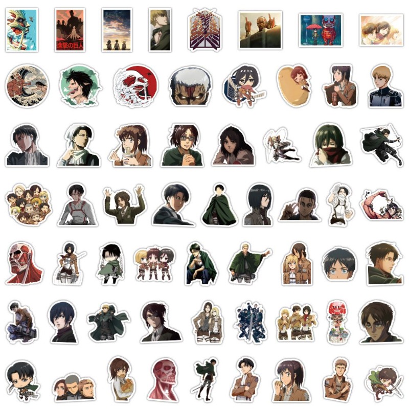 60Pcs Attack on Titan Anime St - Phone Accessories Cute recensie en prijs