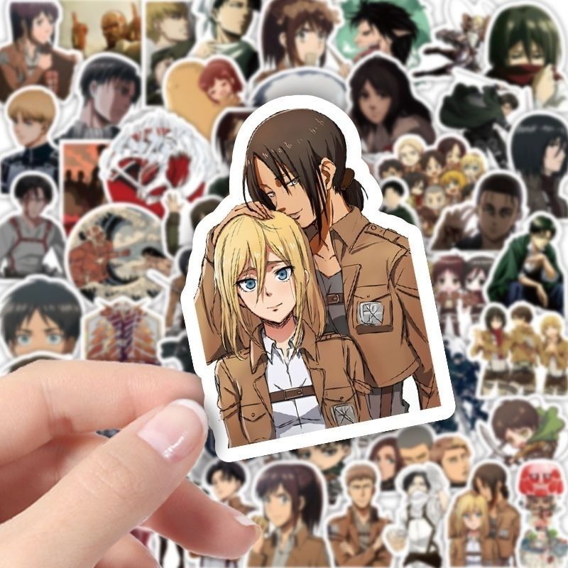 60Pcs Attack on Titan Anime St - Phone Accessories Cute recensie en prijs