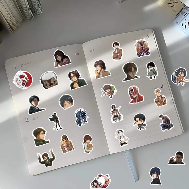60Pcs Attack on Titan Anime St - Phone Accessories Cute recensie en prijs