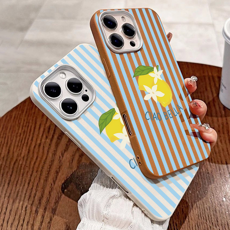 Lemon Striped Retro Design Sui - Xiaomi Phone Accessories recensie en prijs