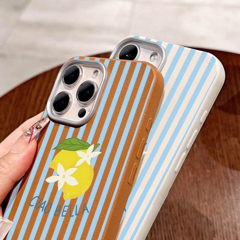 Lemon Striped Retro Design Sui - Xiaomi Phone Accessories recensie en prijs