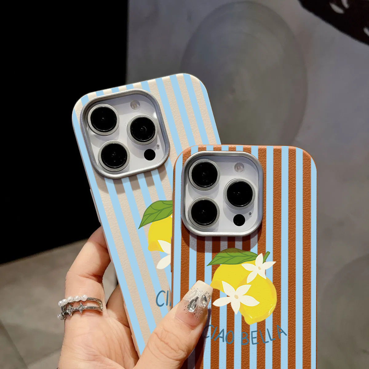 Lemon Striped Retro Design Sui - Xiaomi Phone Accessories recensie en prijs
