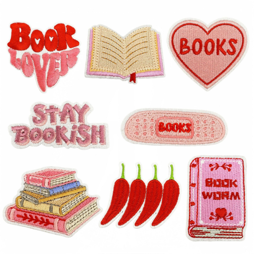 10 Pcs Books Iron On Sew On Em - Phone Accessories Pictures recensie en prijs