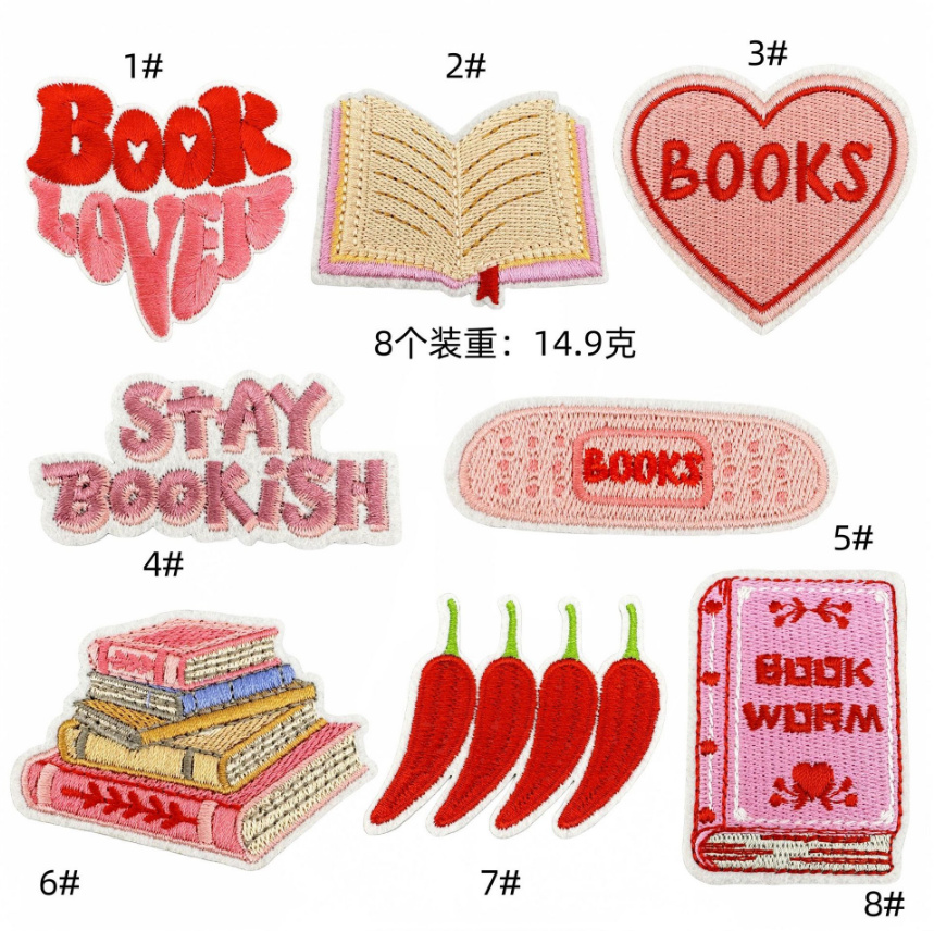 10 Pcs Books Iron On Sew On Em - Phone Accessories Pictures recensie en prijs