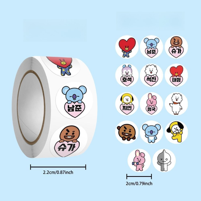 BT21 anime peripheral 500 stic - Phone Accessories Cute recensie en prijs