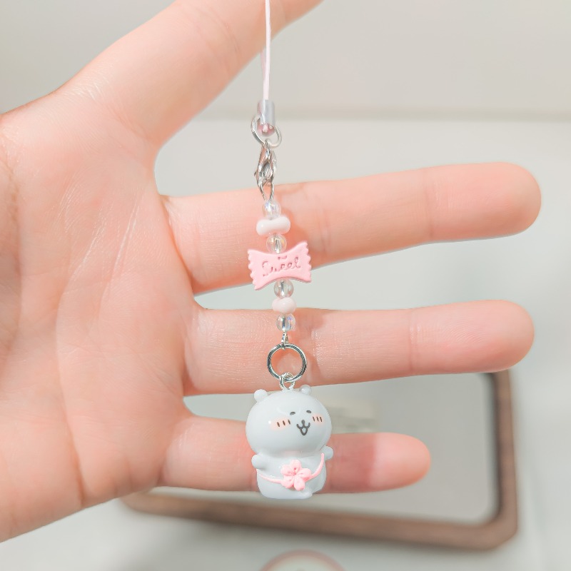 Cute Beaded Phone Strap Pink G - Phone Accessories Cute recensie en prijs