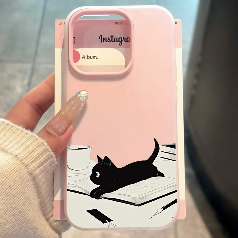 INS Cute Kitty Read Book Phone - Xiaomi Phone Accessories recensie en prijs