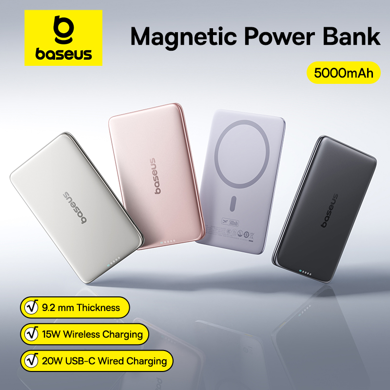 Baseus 5000mAh Magnetic Power  - Power Bank Slim recensie en prijs
