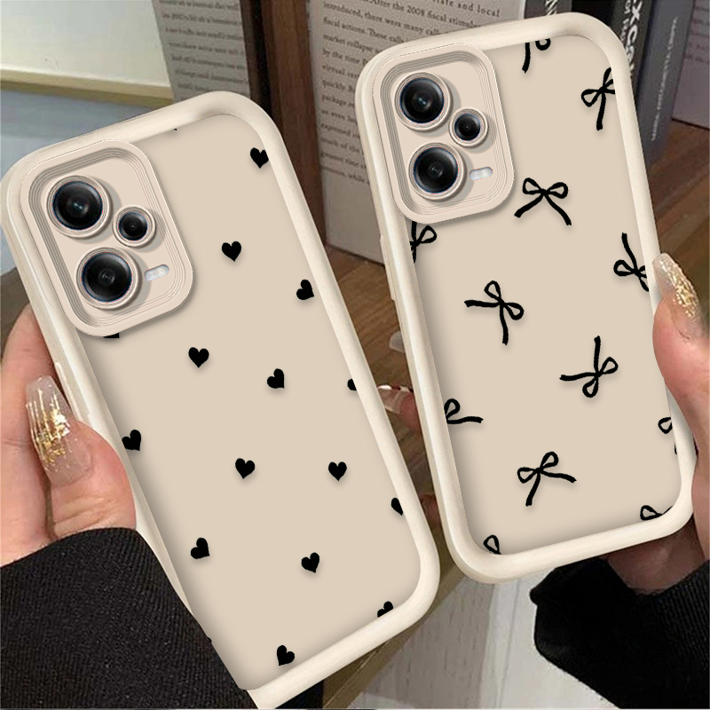 Black Love Heart Bowknot Phone - Xiaomi Phone Accessories recensie en prijs